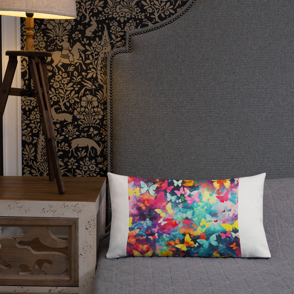 Butterfly Lover's Decorative Yet Comfortable Premium Pillow