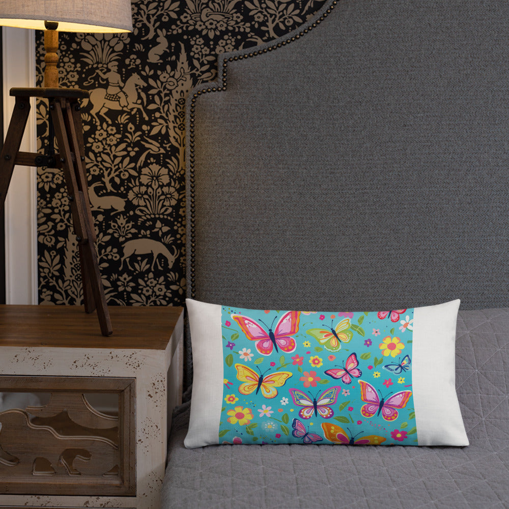 Butterfly Lover's Decorative Yet Comfortable Premium Pillow
