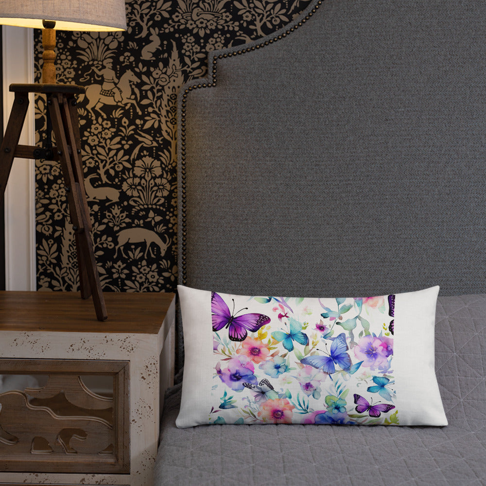 Butterfly Lover's Decorative Yet Comfortable Premium Pillow