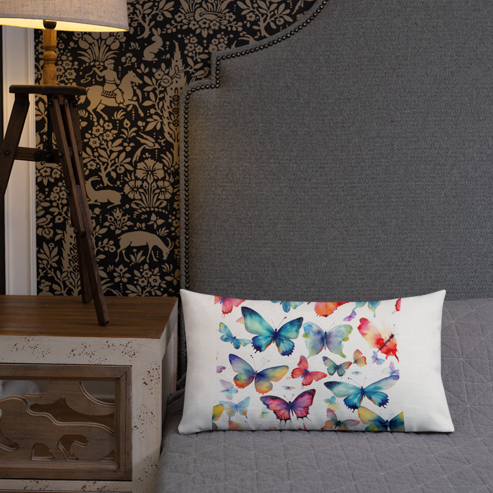 Butterfly Lover's Decorative Yet Comfortable Premium Pillow