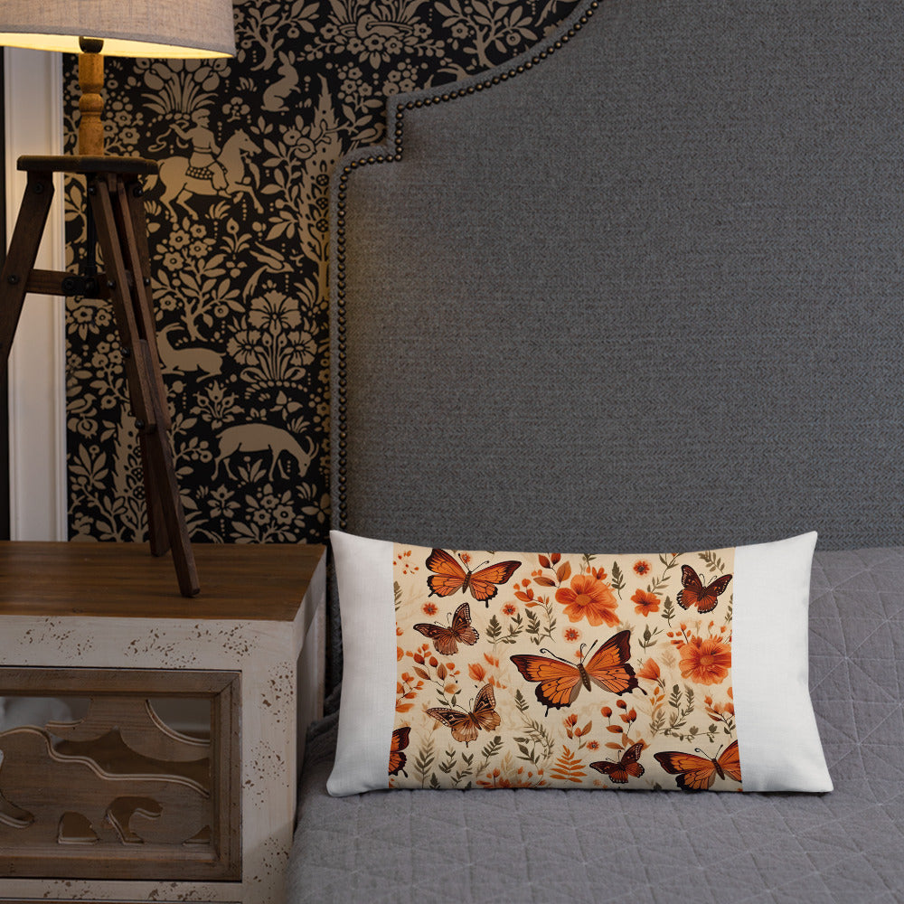 Butterfly Lover's Decorative Yet Comfortable Premium Pillow