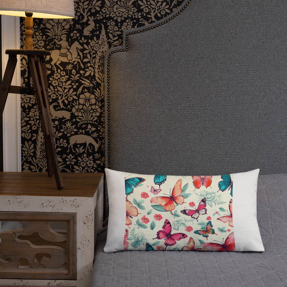 Butterfly Lover's Decorative Yet Comfortable Premium Pillow