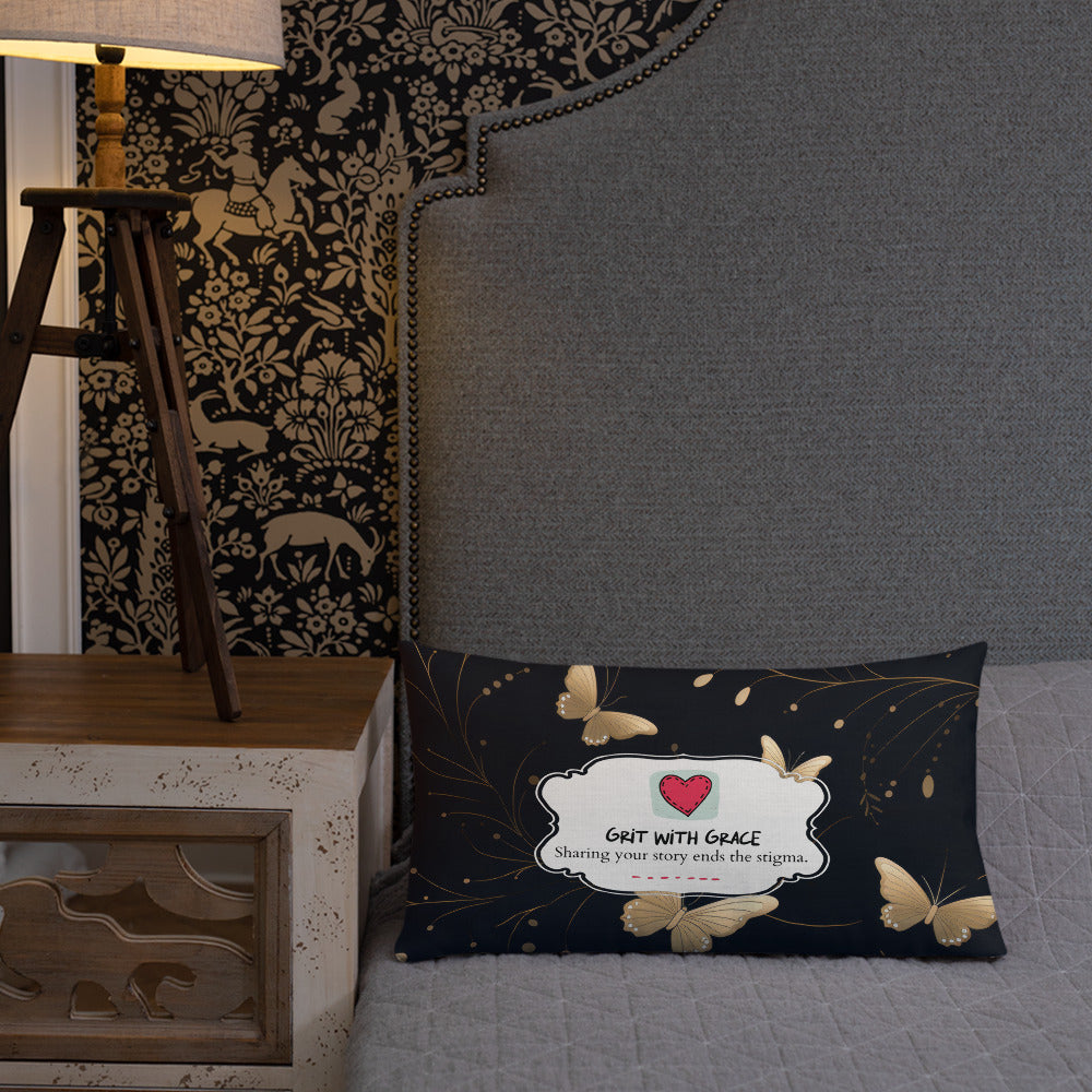 Butterfly Lover's Decorative Yet Comfortable Premium Pillow