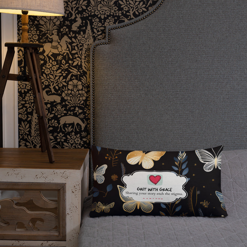 Butterfly Lover's Decorative Yet Comfortable Premium Pillow