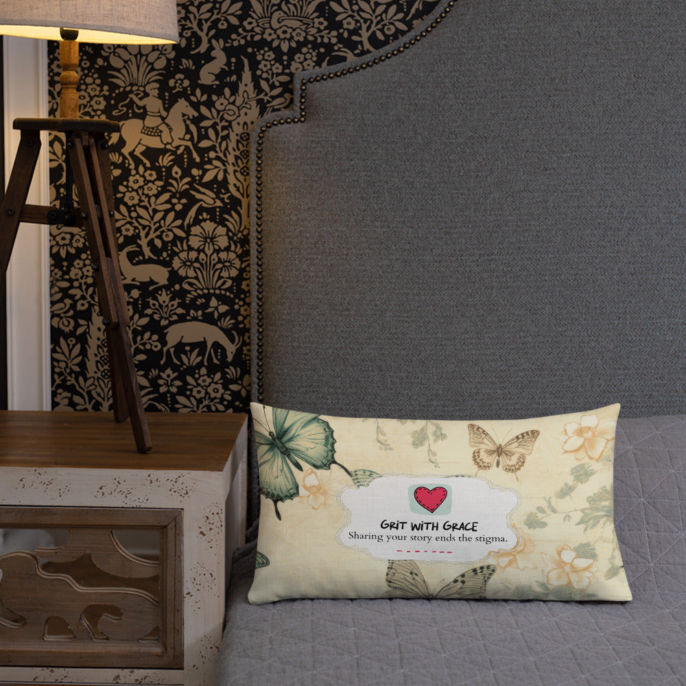 Butterfly Lover's Decorative Yet Comfortable Premium Pillow