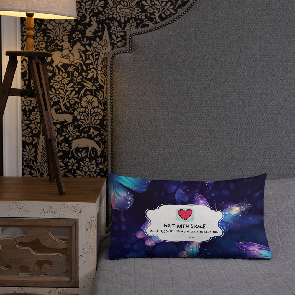 Butterfly Lover's Decorative Yet Comfortable Premium Pillow