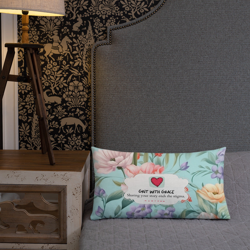 Floral Lover's Botanical Throw Pillow