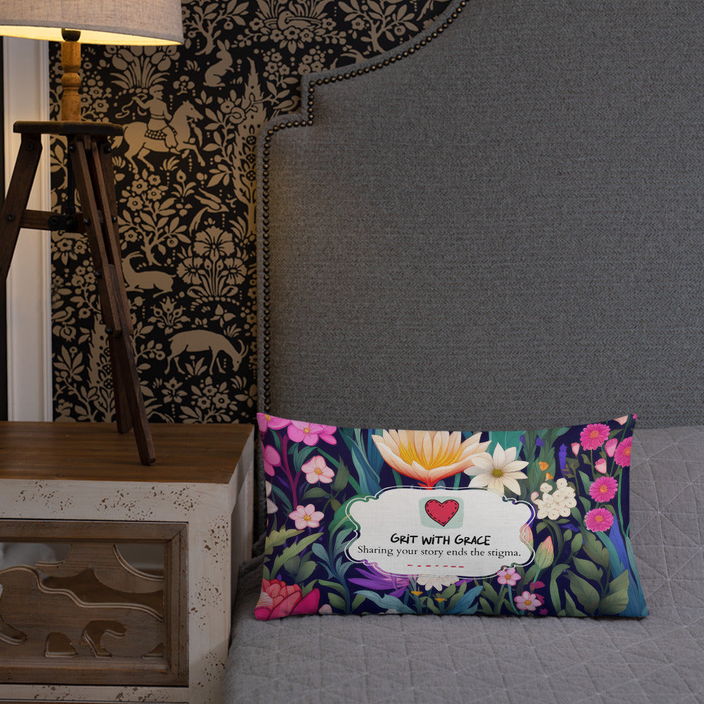 Floral Lover's Botanical Throw Pillow