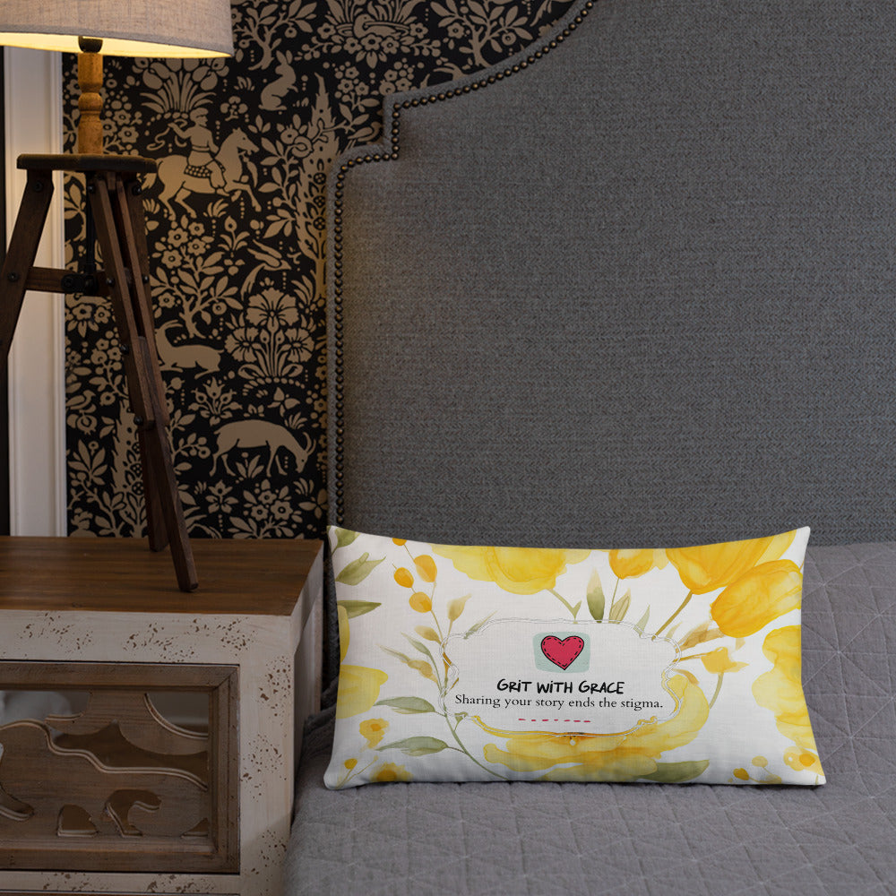 Floral Lover's Botanical Throw Pillow