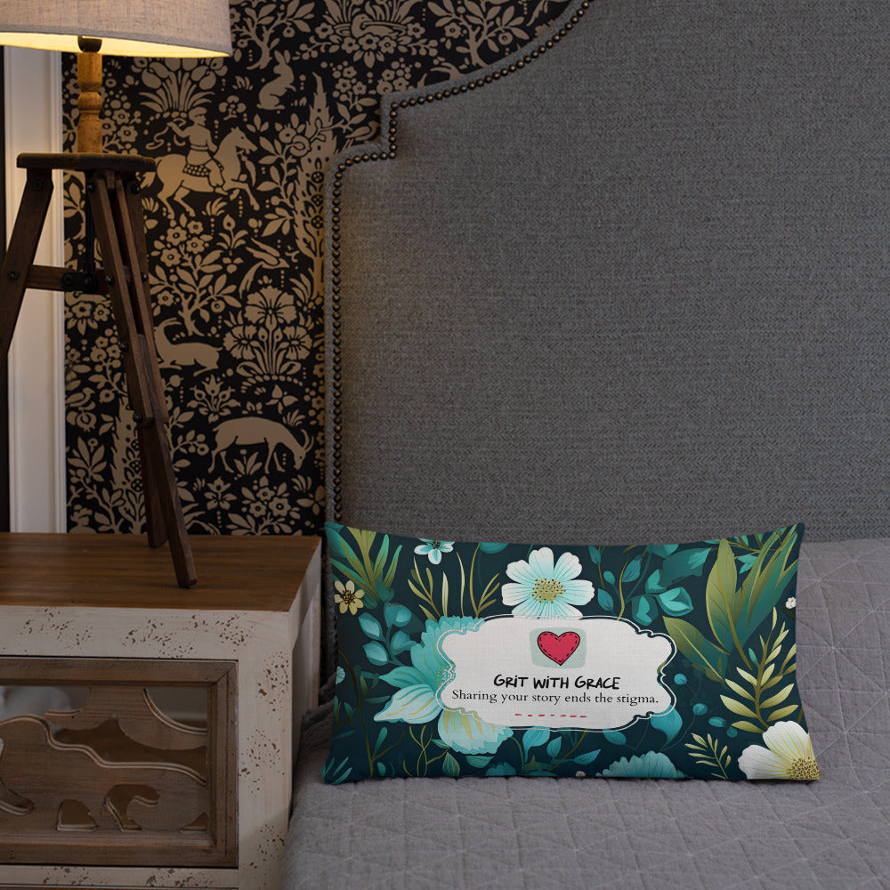 Floral Lover's Botanical Throw Pillow