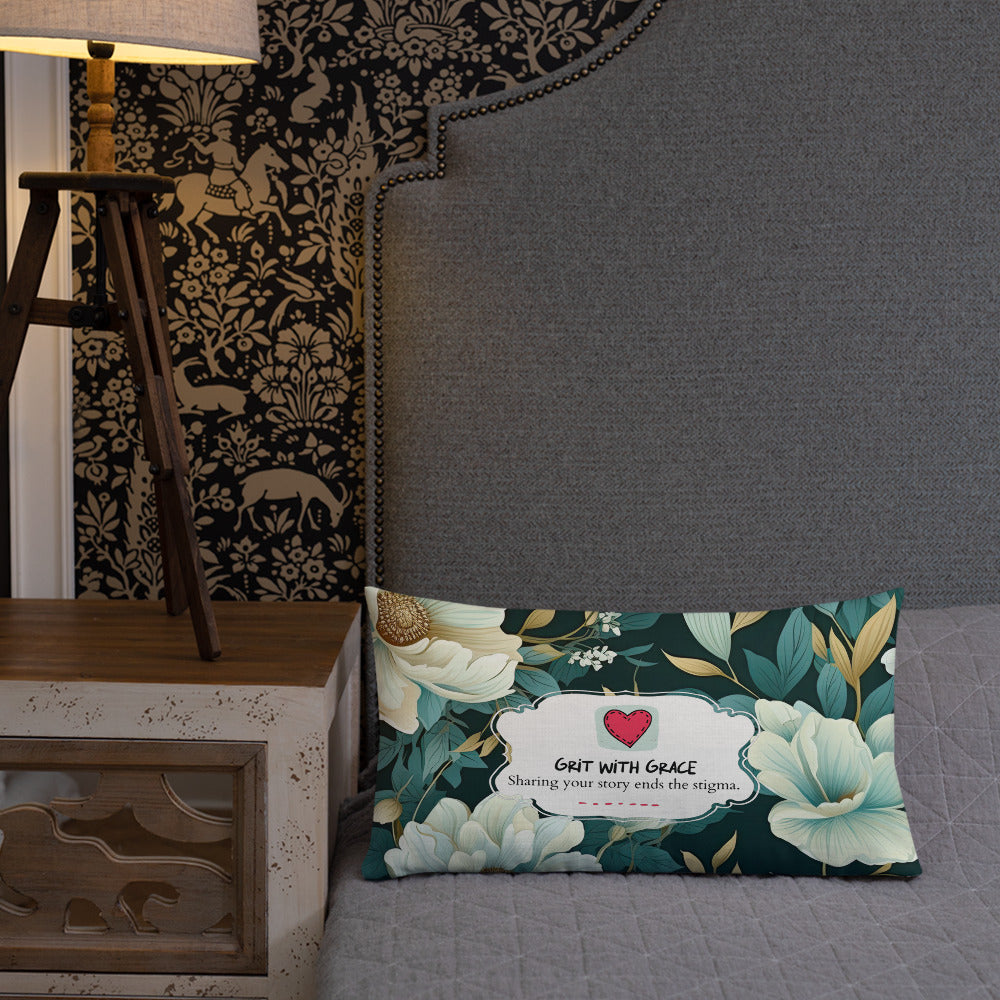 Floral Lover's Botanical Throw Pillow