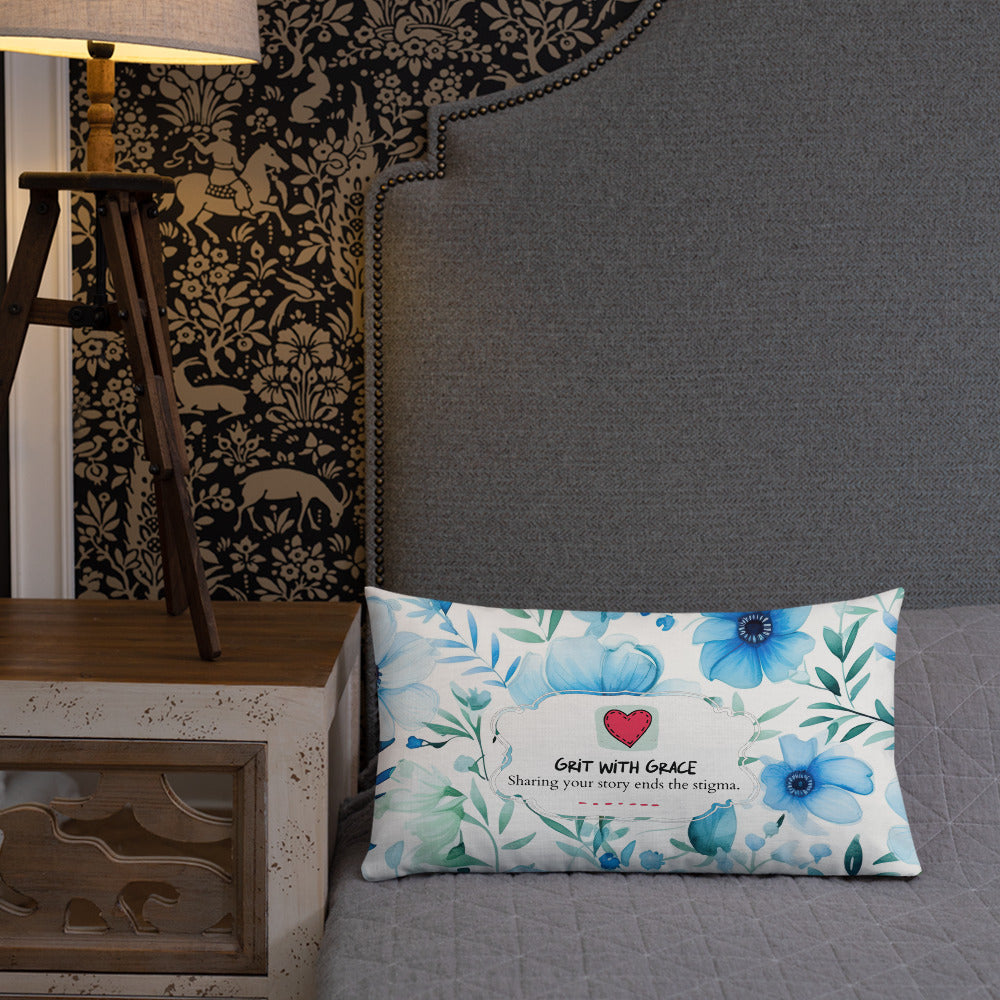 Floral Lover's Botanical Throw Pillow