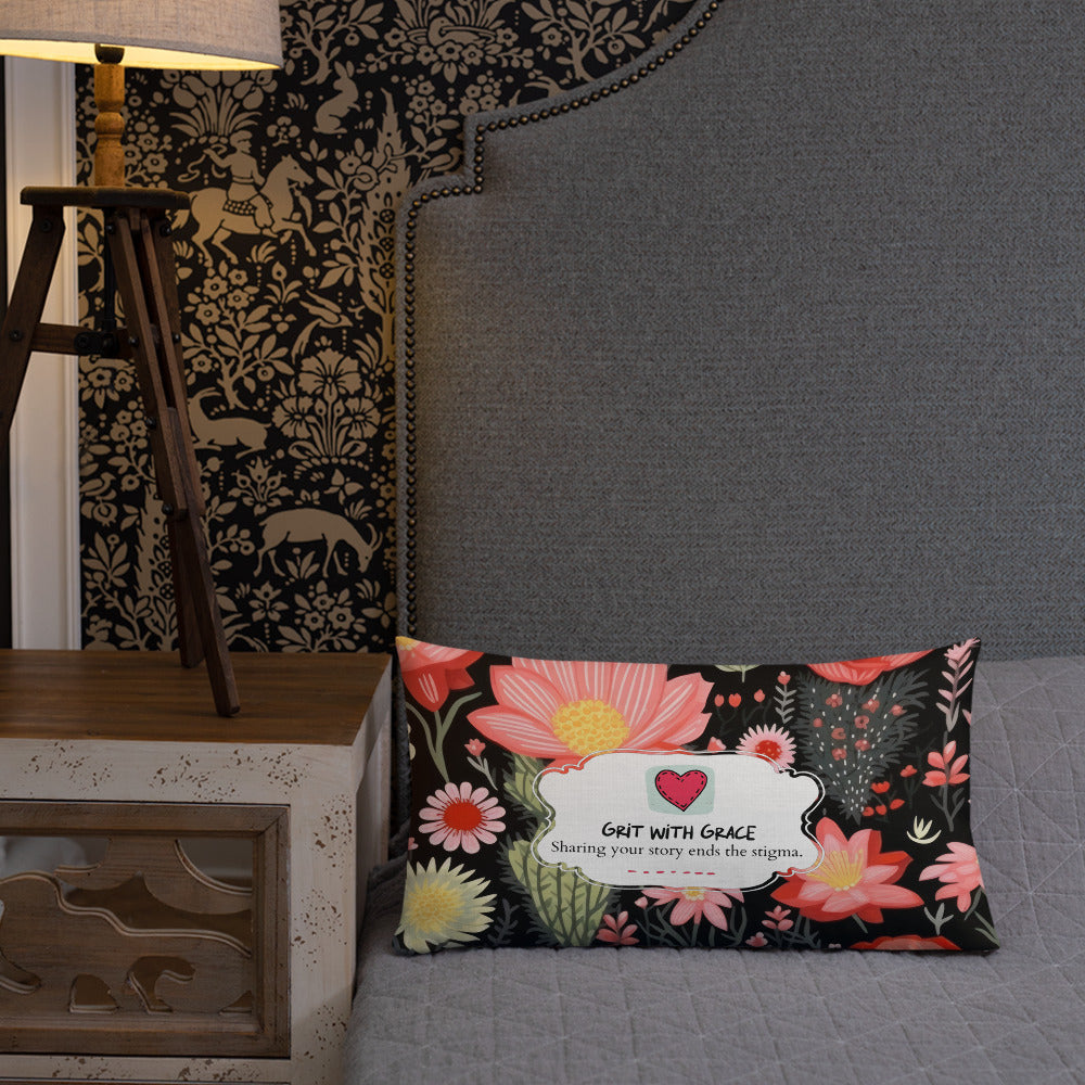 Floral Lover's Botanical Throw Pillow