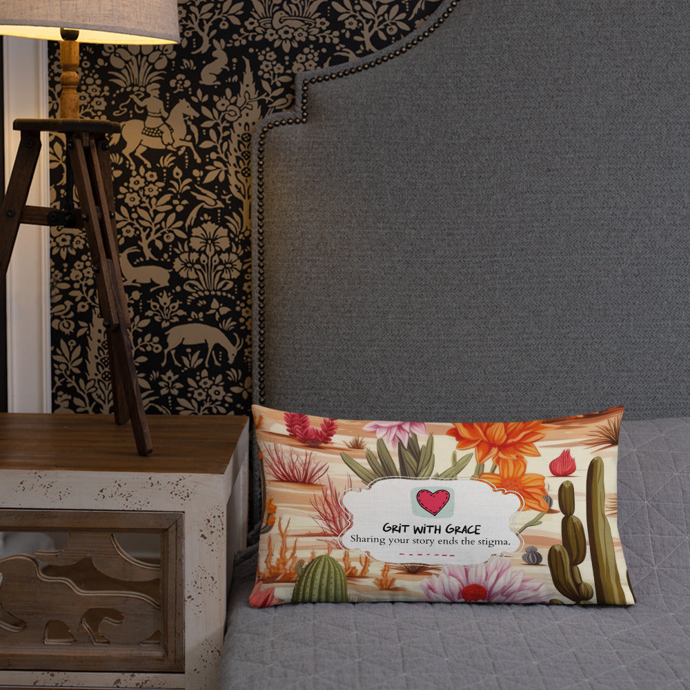 Floral Lover's Botanical Throw Pillow