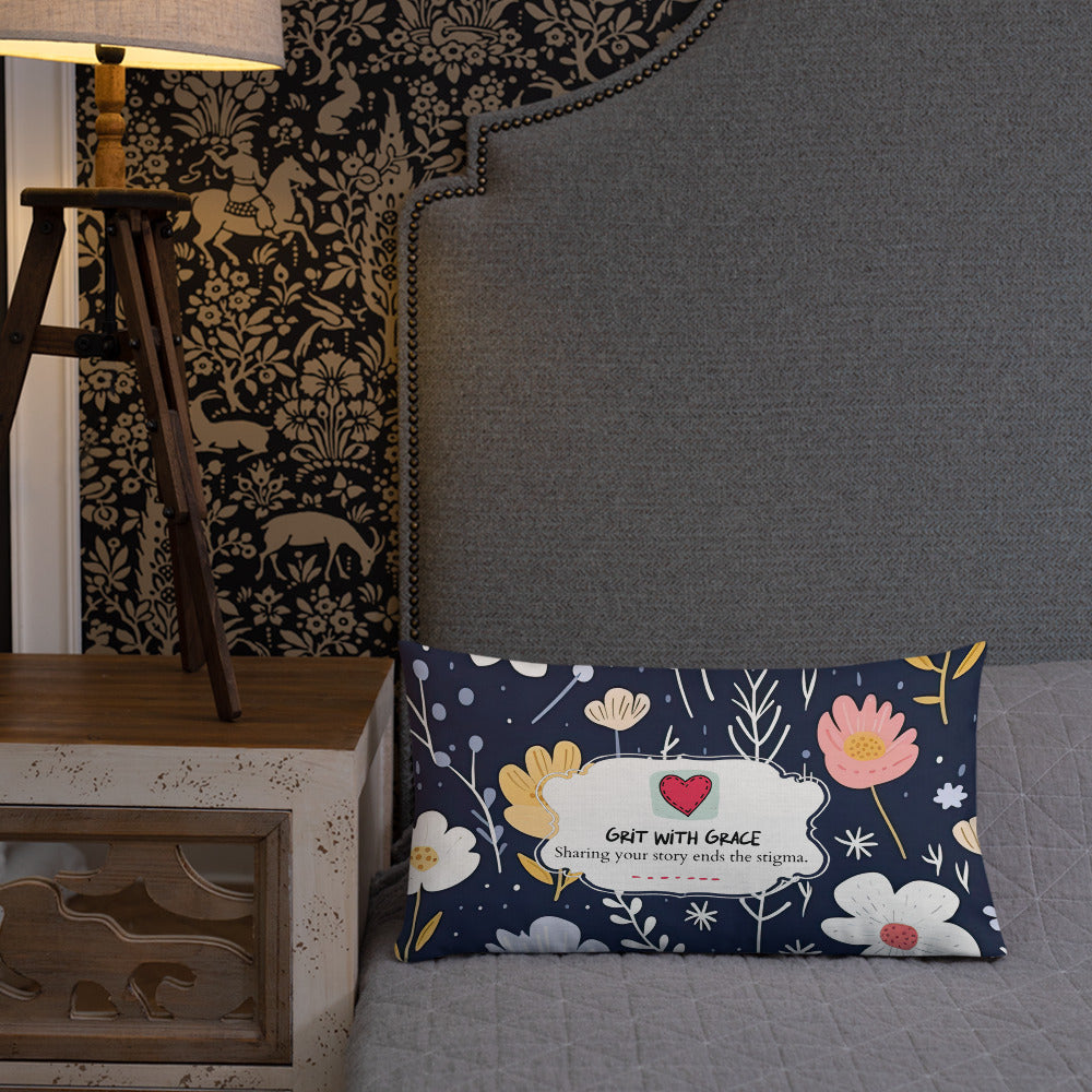 Floral Lover's Botanical Throw Pillow