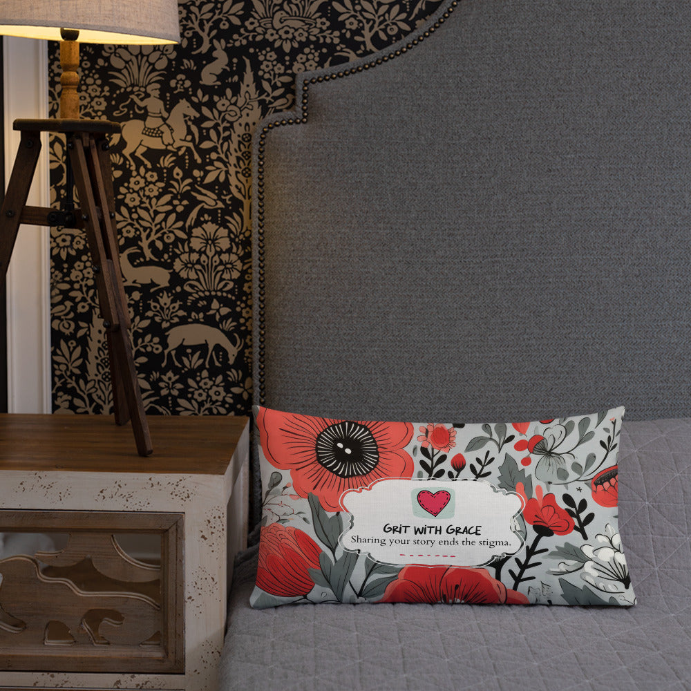 Floral Lover's Botanical Throw Pillow