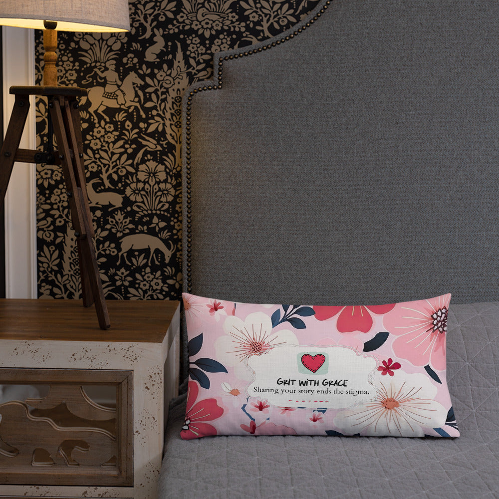 Floral Lover's Botanical Throw Pillow