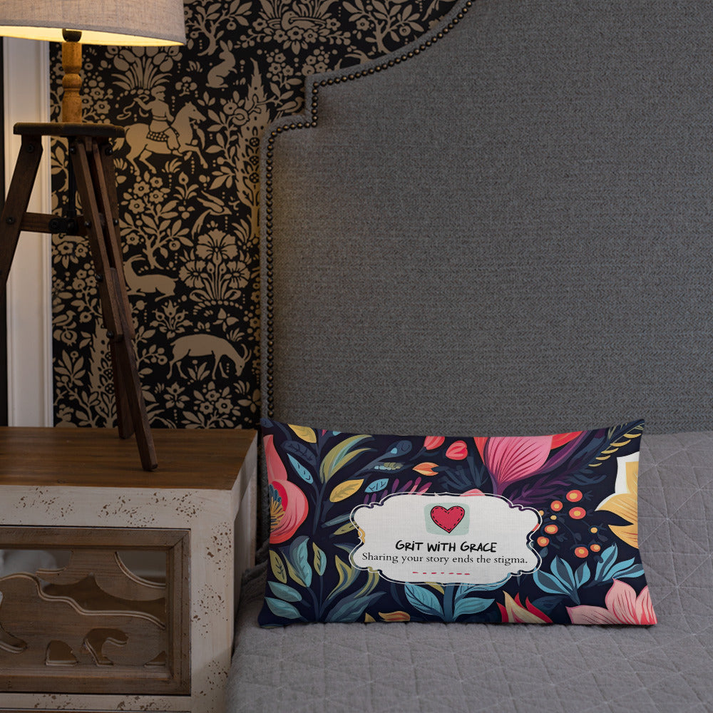 Floral Lover's Botanical Throw Pillow