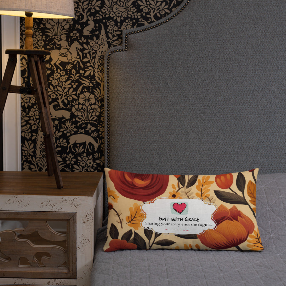 Floral Lover's Botanical Throw Pillow
