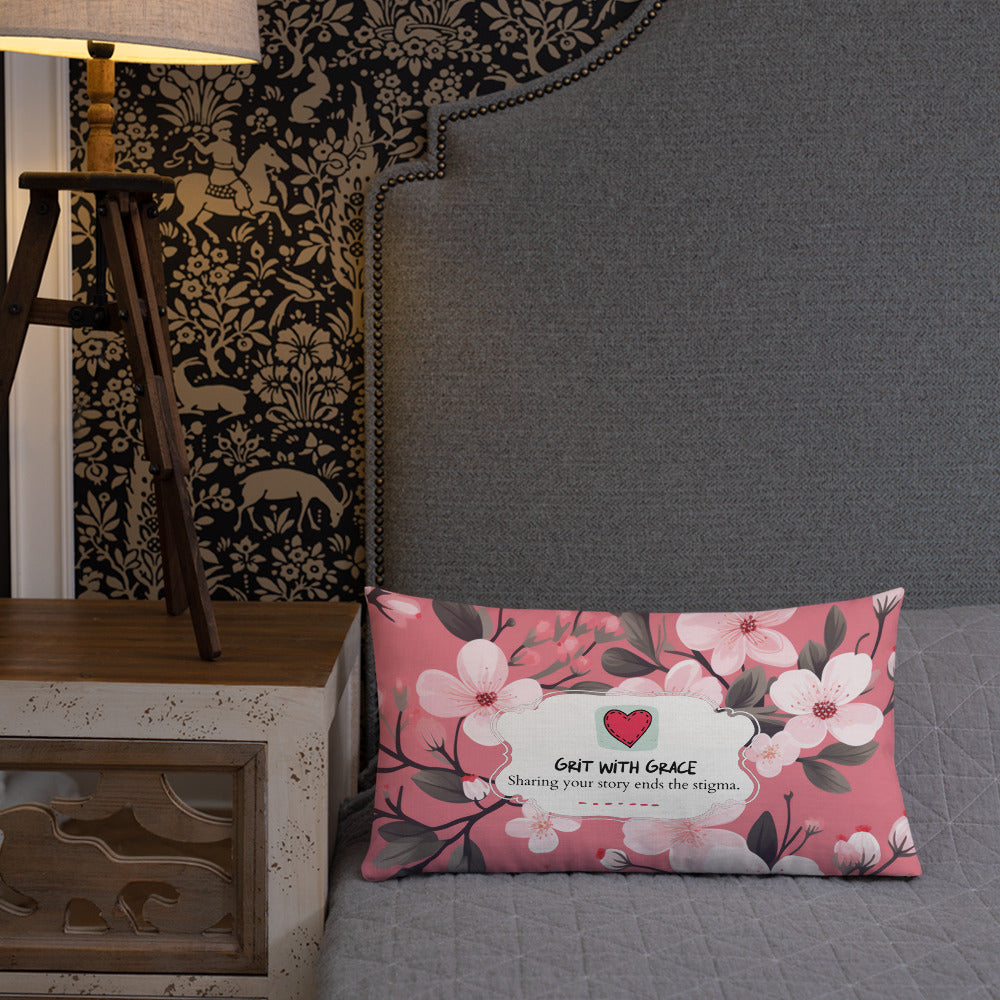 Floral Lover's Botanical Throw Pillow