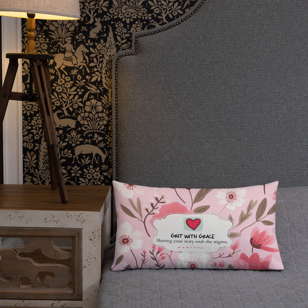 Floral Lover's Botanical Throw Pillow