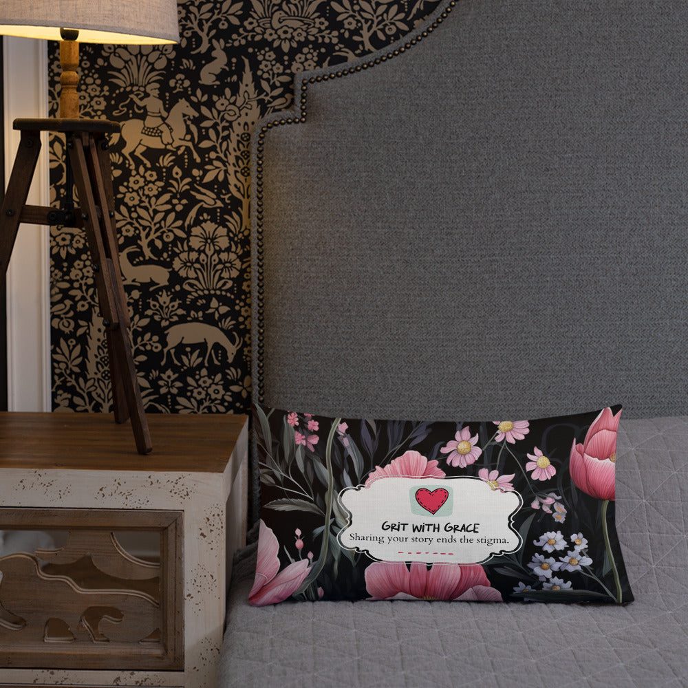 Floral Lover's Botanical Throw Pillow
