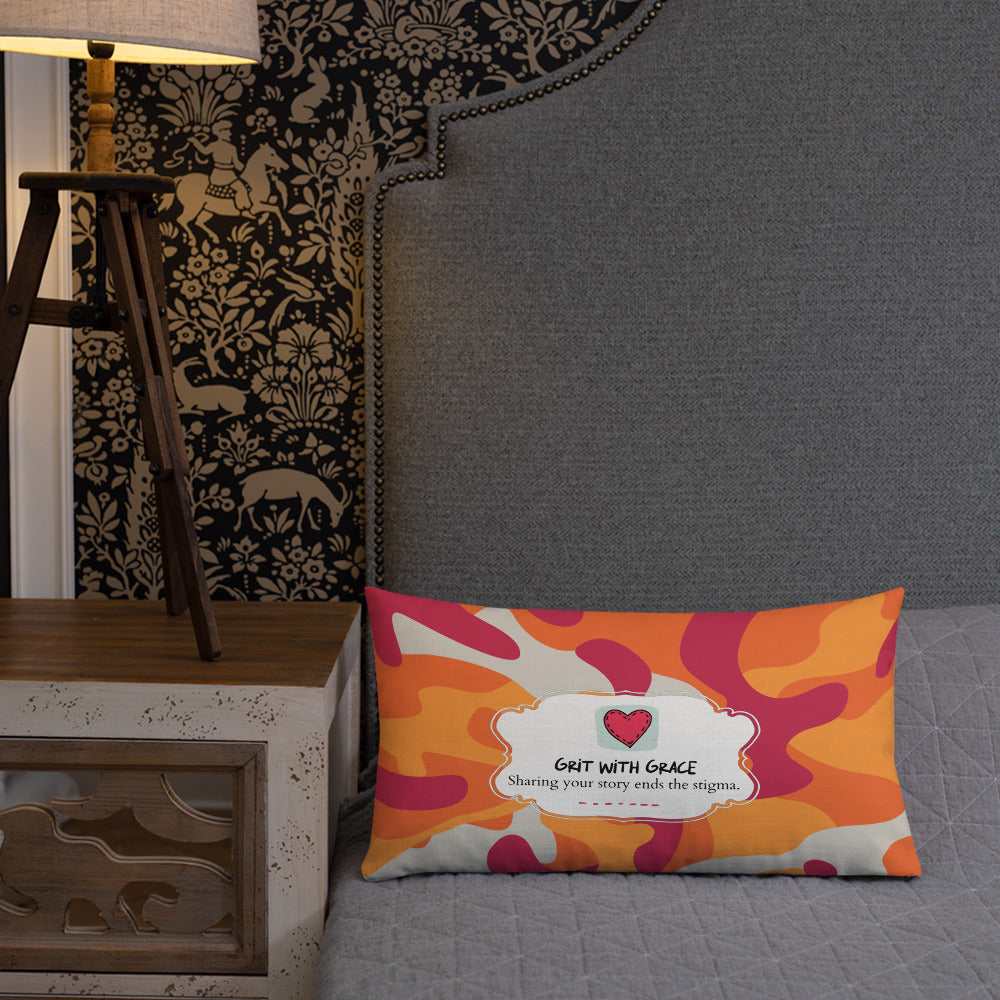 Army Enthusiast Camouflage Premium Throw Pillow