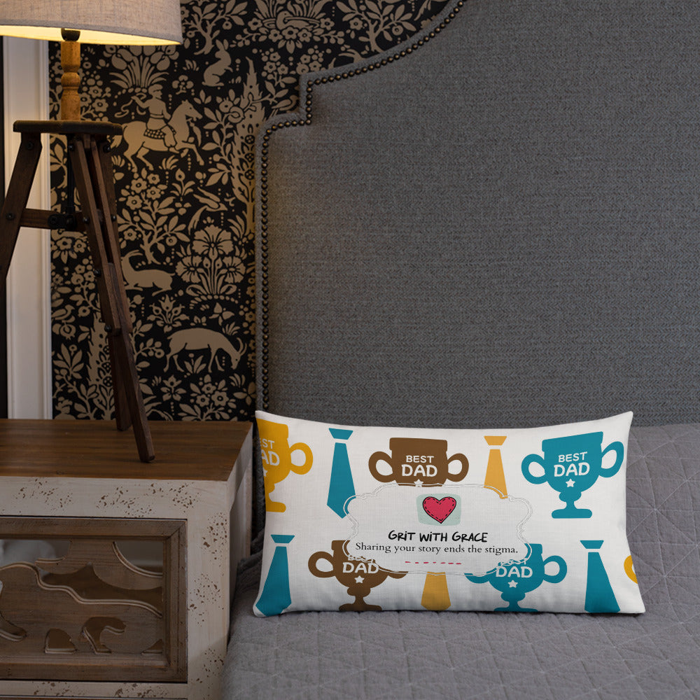 Cool Dad's Fashionably Decorative Throw Pillow
