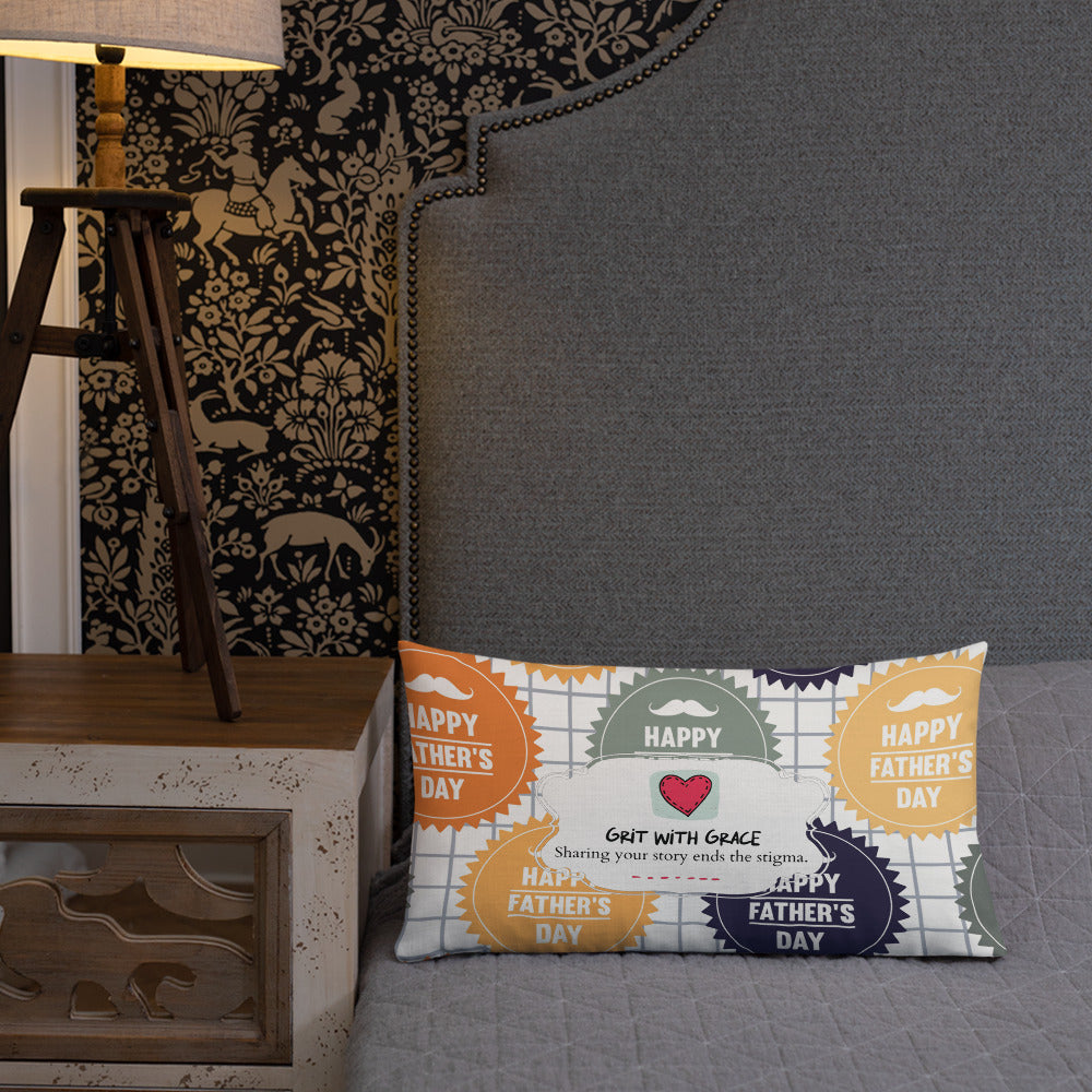 Cool Dad's Fashionably Decorative Throw Pillow