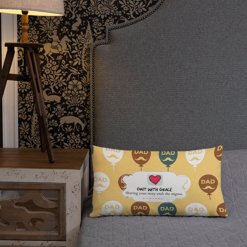 Cool Dad's Fashionably Decorative Throw Pillow