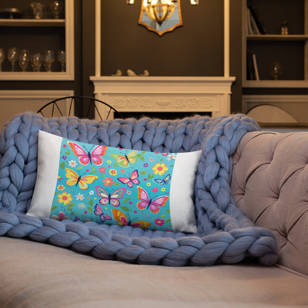 Butterfly Lover's Decorative Yet Comfortable Premium Pillow