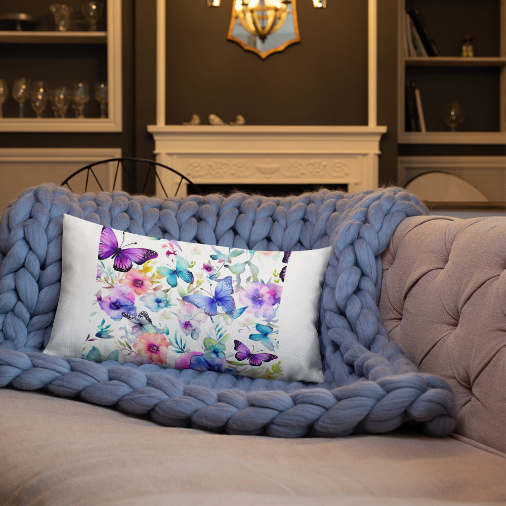 Butterfly Lover's Decorative Yet Comfortable Premium Pillow