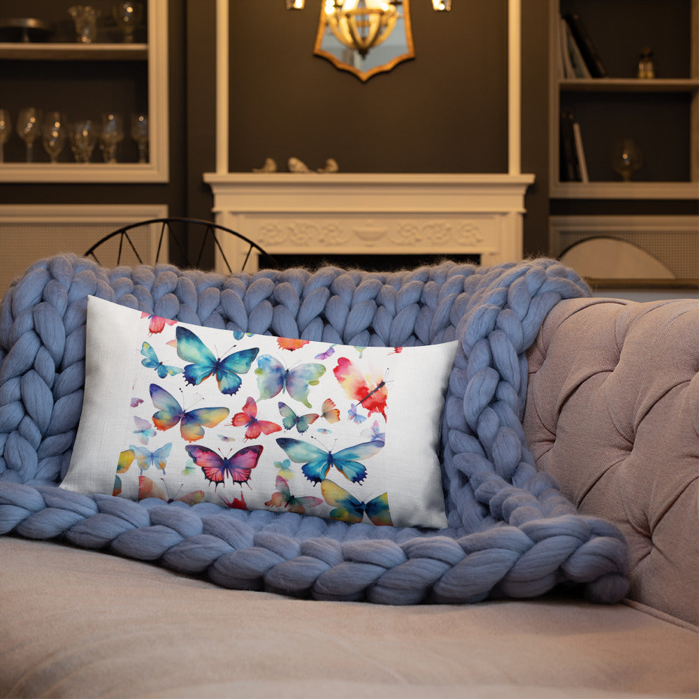 Butterfly Lover's Decorative Yet Comfortable Premium Pillow