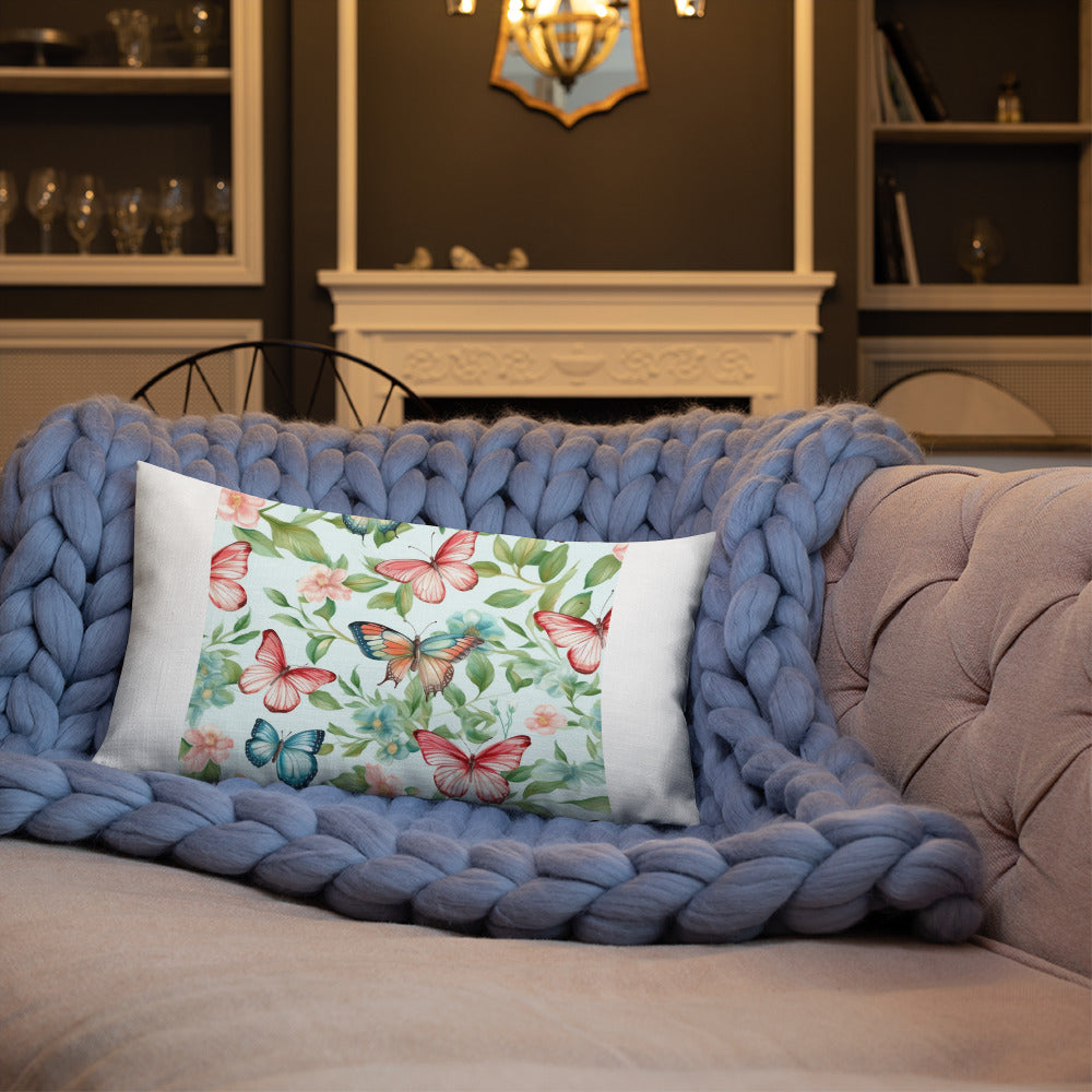 Butterfly Lover's Decorative Yet Comfortable Premium Pillow
