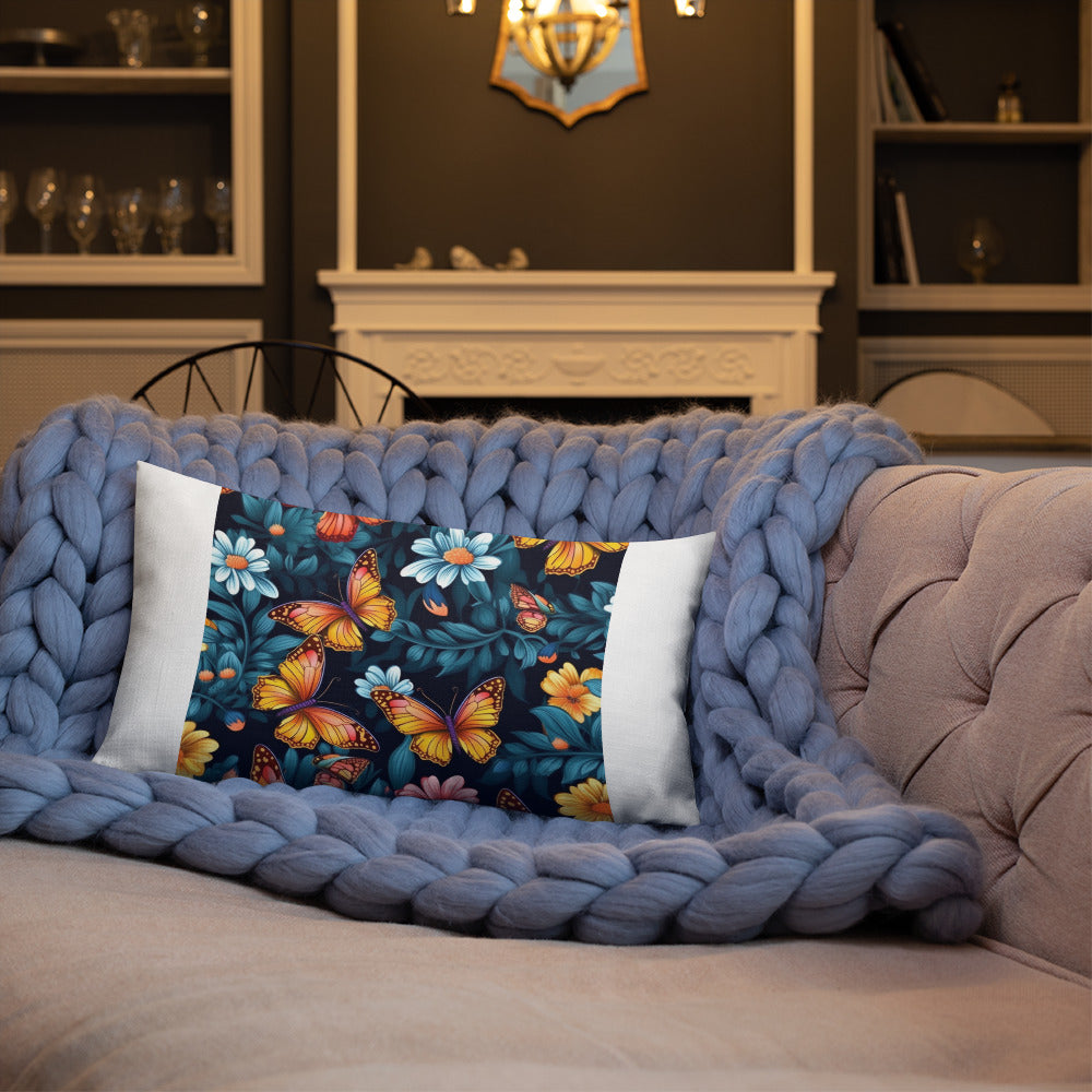 Butterfly Lover's Decorative Yet Comfortable Premium Pillow