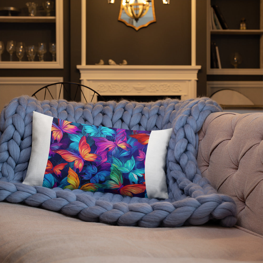 Butterfly Lover's Decorative Yet Comfortable Premium Pillow