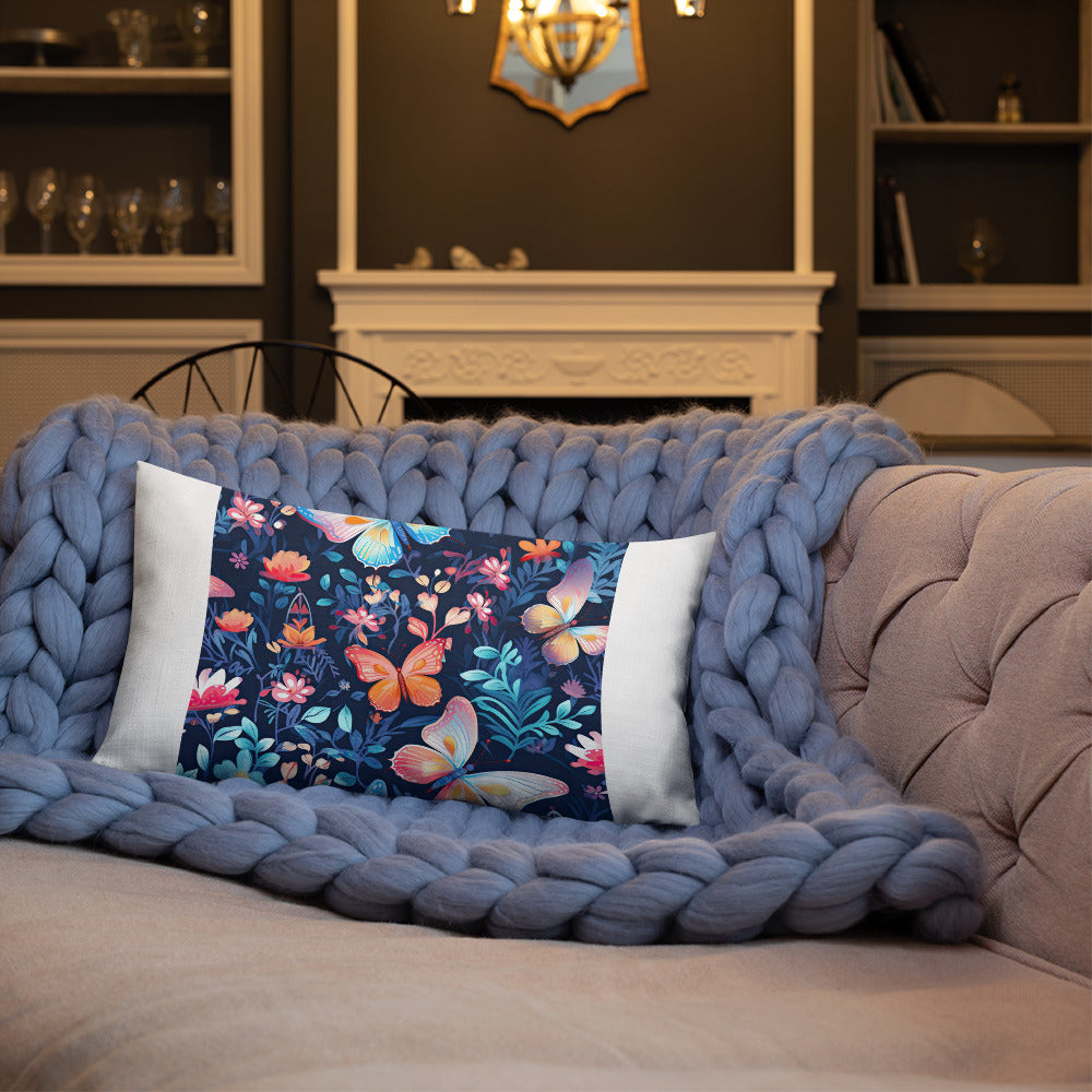 Butterfly Lover's Decorative Yet Comfortable Premium Pillow