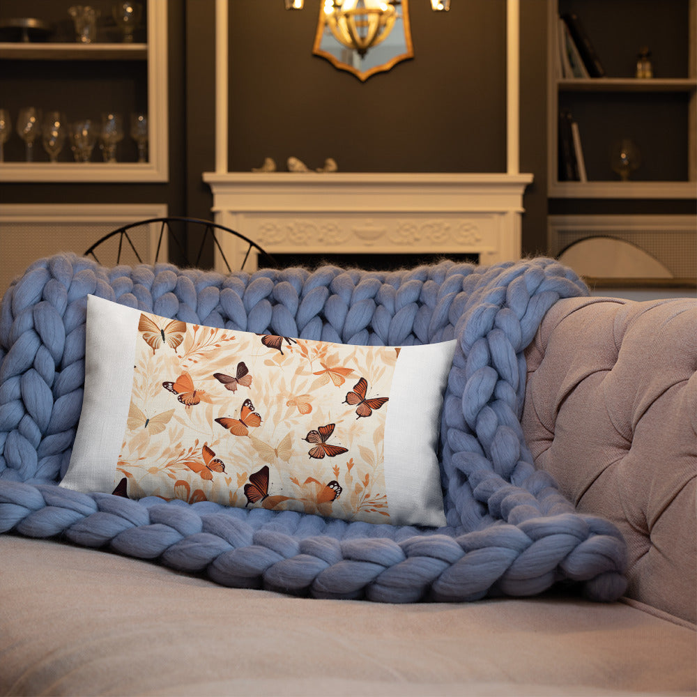 Butterfly Lover's Decorative Yet Comfortable Premium Pillow