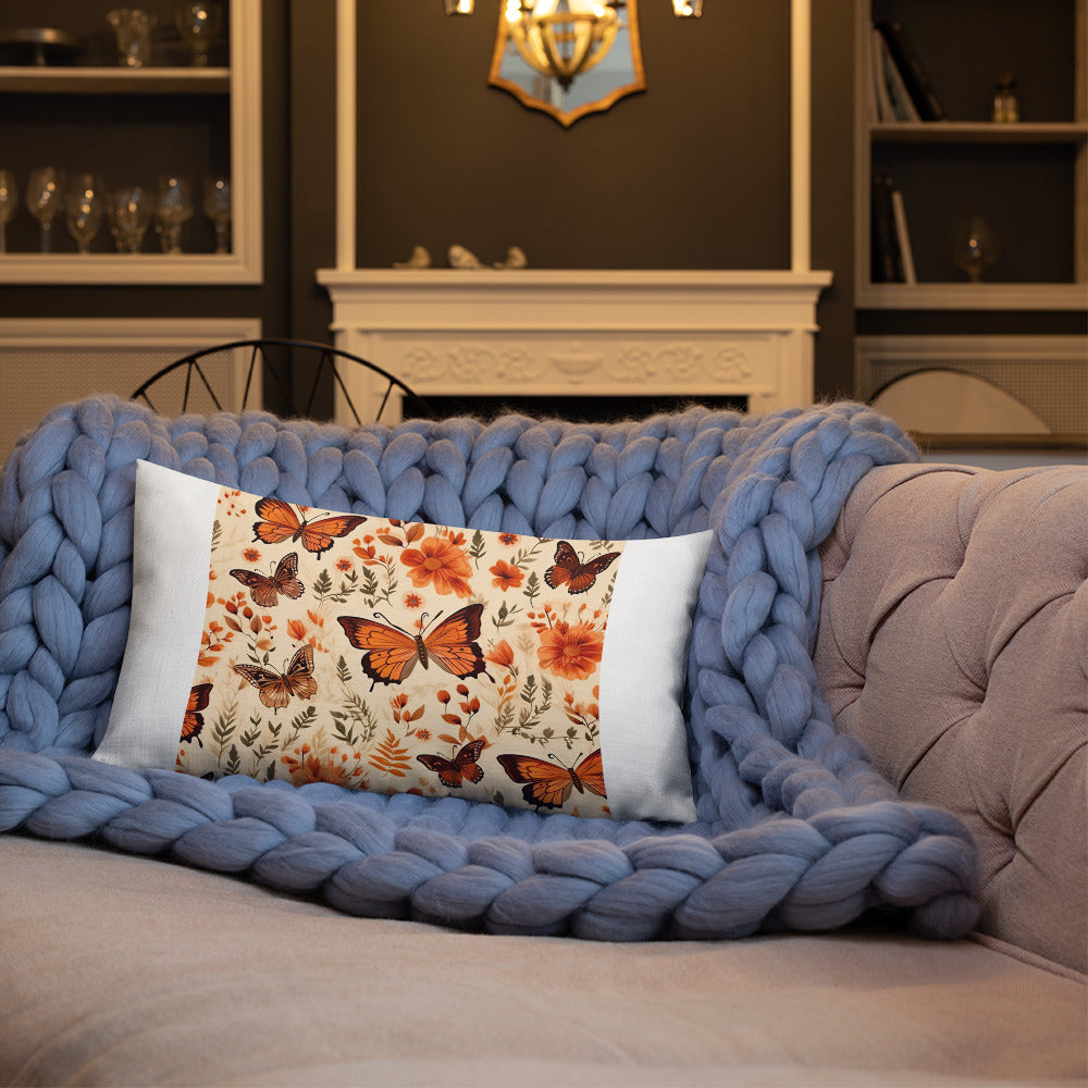 Butterfly Lover's Decorative Yet Comfortable Premium Pillow