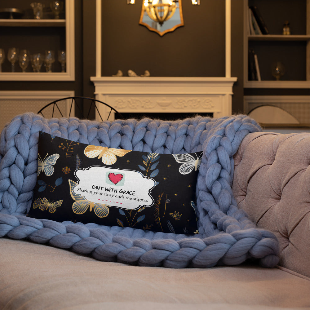 Butterfly Lover's Decorative Yet Comfortable Premium Pillow