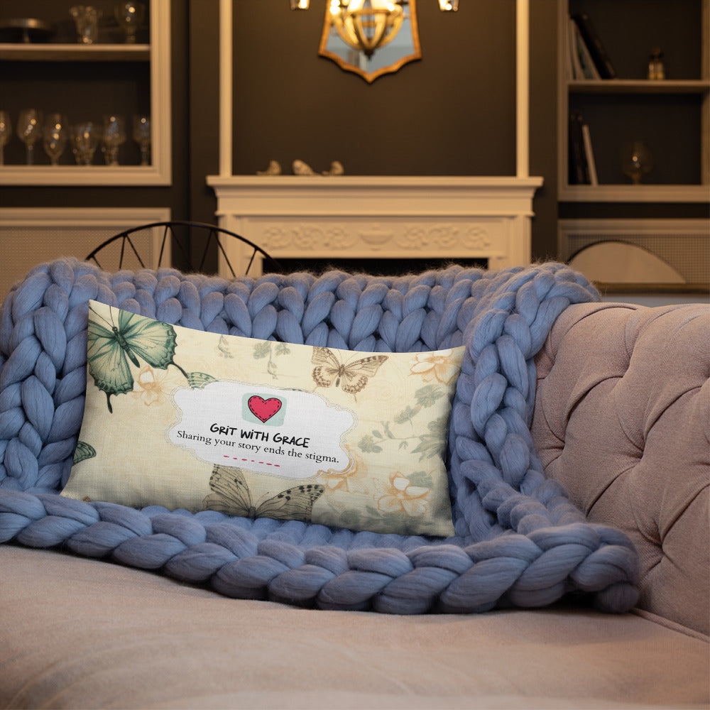 Butterfly Lover's Decorative Yet Comfortable Premium Pillow