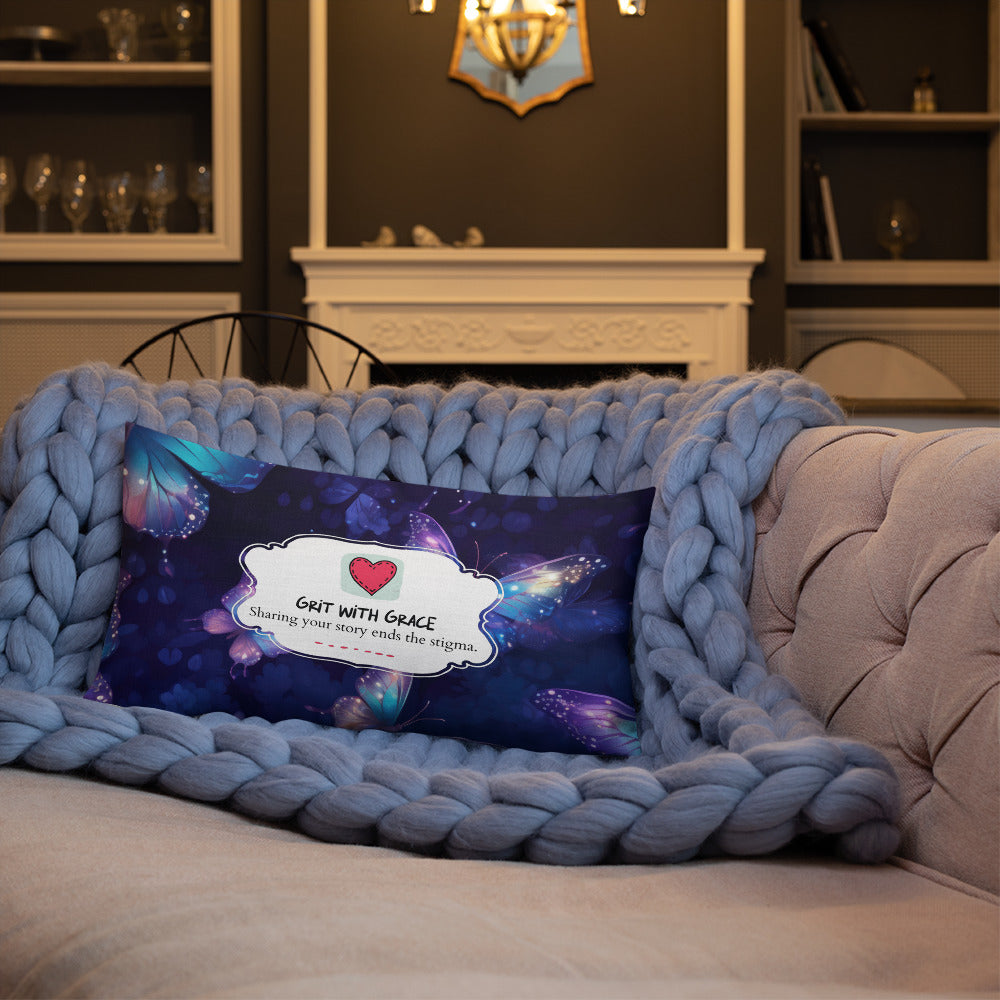 Butterfly Lover's Decorative Yet Comfortable Premium Pillow