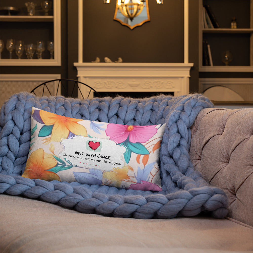 Floral Lover's Botanical Throw Pillow