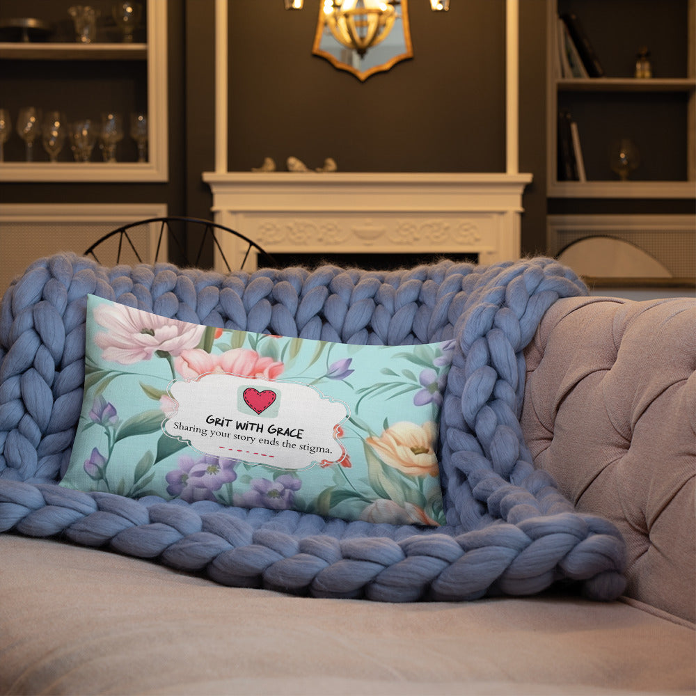 Floral Lover's Botanical Throw Pillow