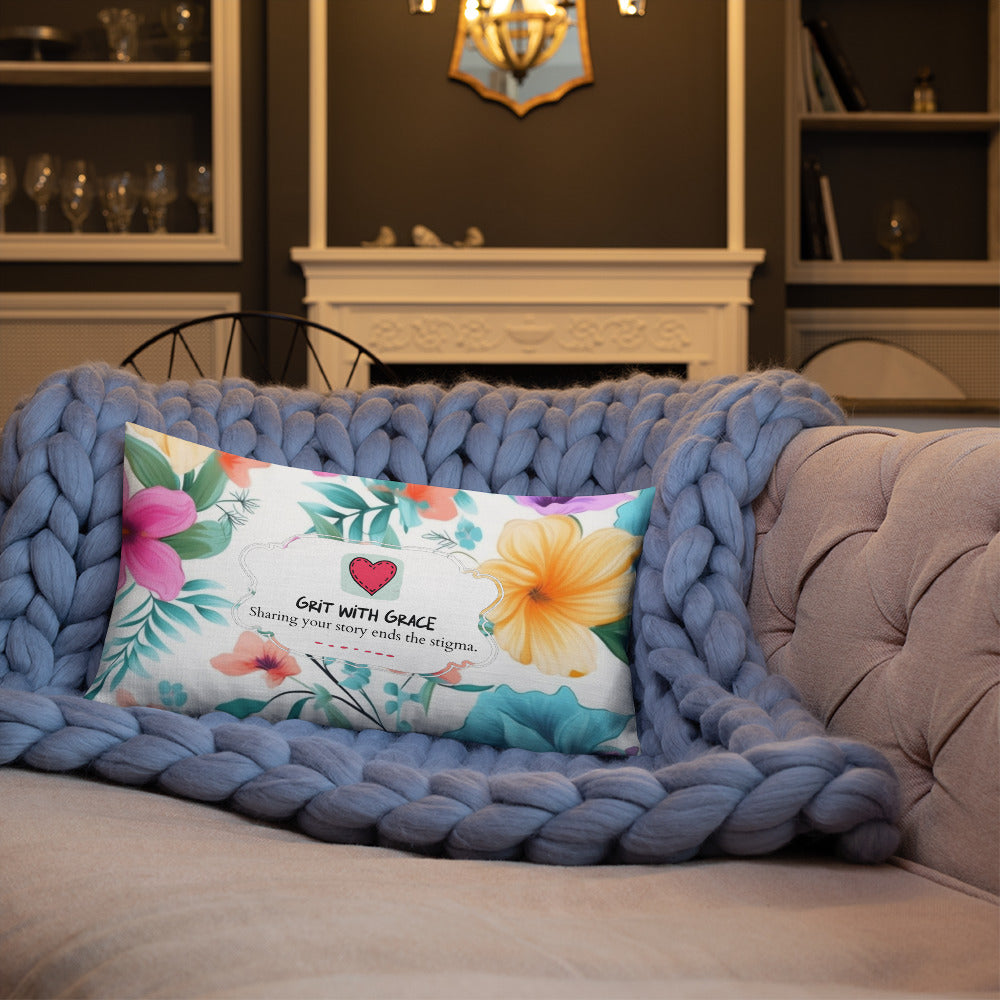 Floral Lover's Botanical Throw Pillow