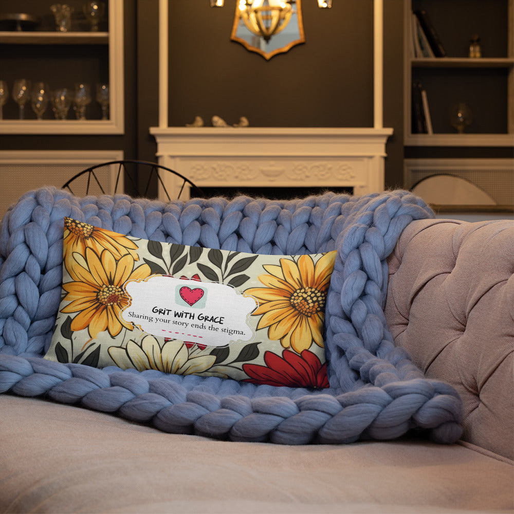 Floral Lover's Botanical Throw Pillow