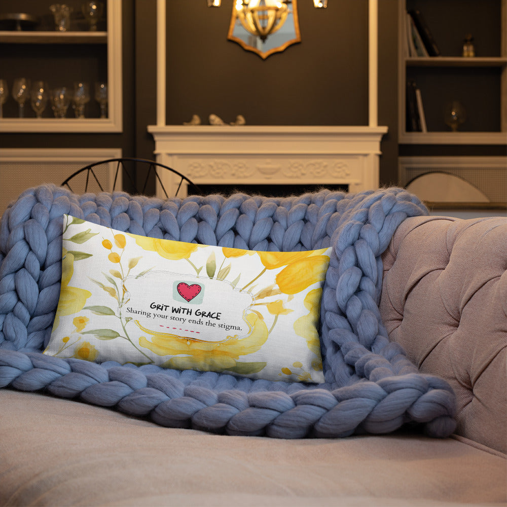 Floral Lover's Botanical Throw Pillow