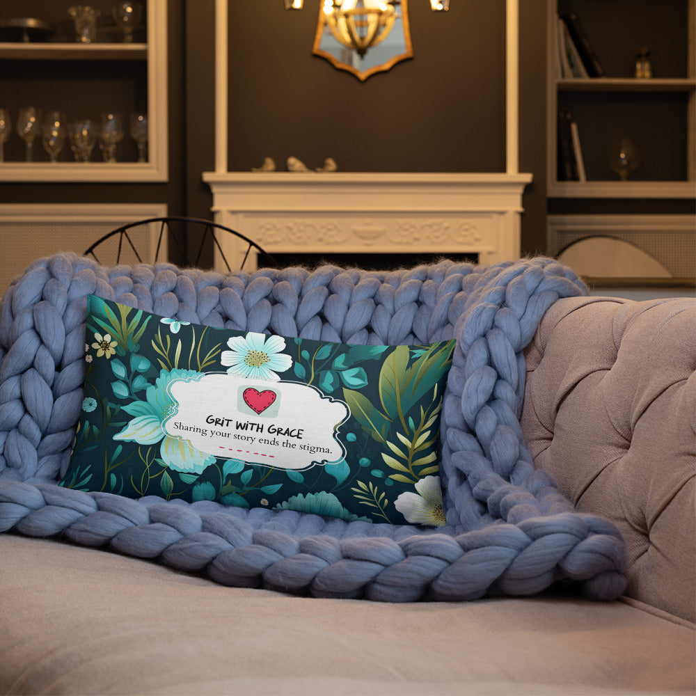 Floral Lover's Botanical Throw Pillow