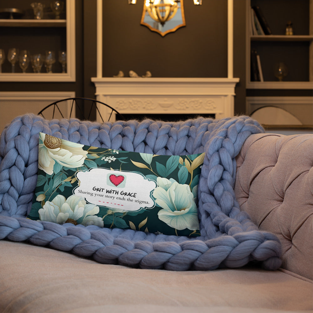 Floral Lover's Botanical Throw Pillow