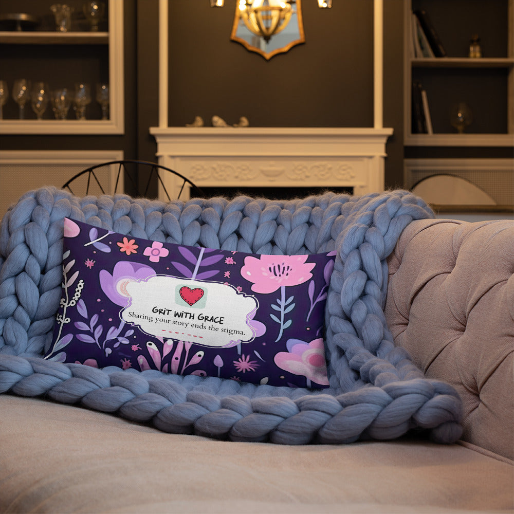Floral Lover's Botanical Throw Pillow